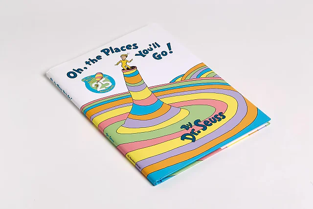 Oh, the Places You'll Go! by Dr. Seuss – Hardcover Classic Seuss Graduation Gift Book