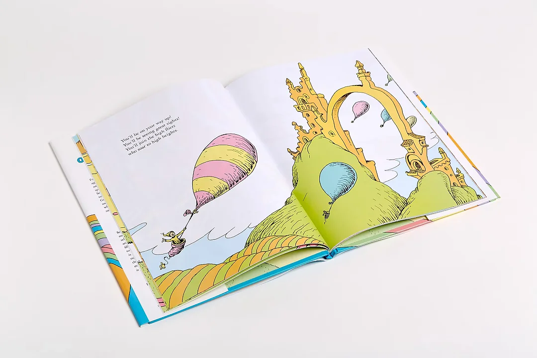 Oh, the Places You'll Go! by Dr. Seuss – Hardcover Classic Seuss Graduation Gift Book