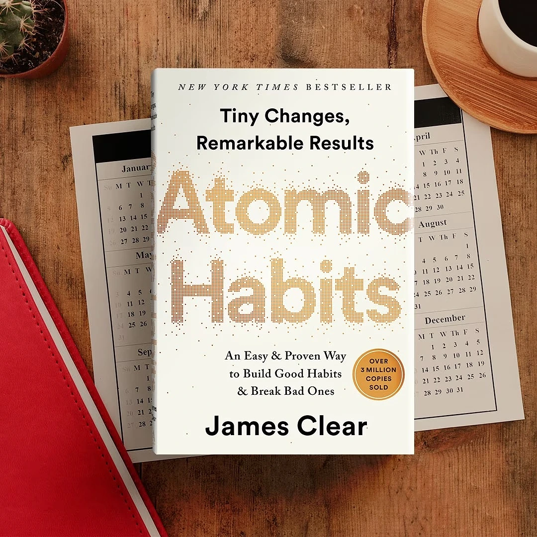 Atomic Habits by James Clear – Hardcover, #1 New York Times Bestseller on Building Good Habits