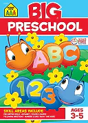 School Zone Big Preschool Workbook – 320 Pages of Colors, Shapes, Alphabet, Phonics & Early Math (Ages 3–5)