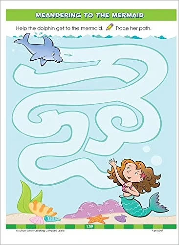 School Zone Big Preschool Workbook – 320 Pages of Colors, Shapes, Alphabet, Phonics & Early Math (Ages 3–5)