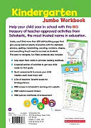 Scholastic Kindergarten Jumbo Workbook – 300+ Pages of Alphabet, Phonics, Handwriting & Math Practice