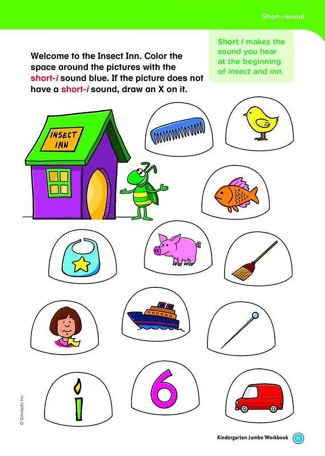 Scholastic Kindergarten Jumbo Workbook – 300+ Pages of Alphabet, Phonics, Handwriting & Math Practice