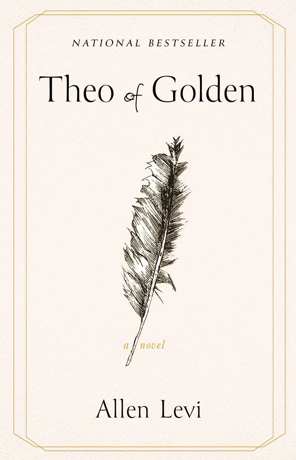 Theo of Golden by Allen Levi – Paperback Novel, New York Times Bestseller